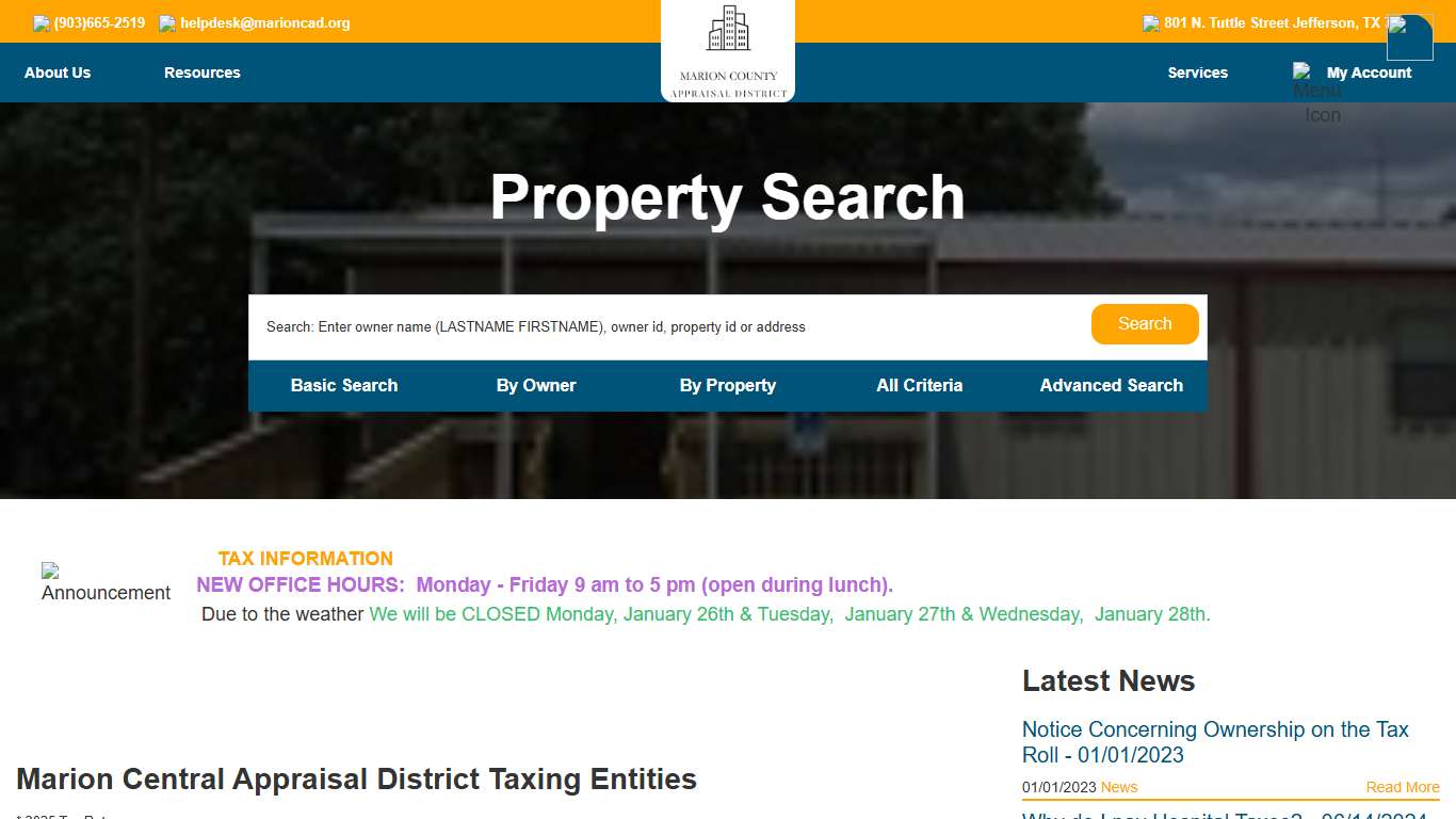 Marion Central Appraisal District